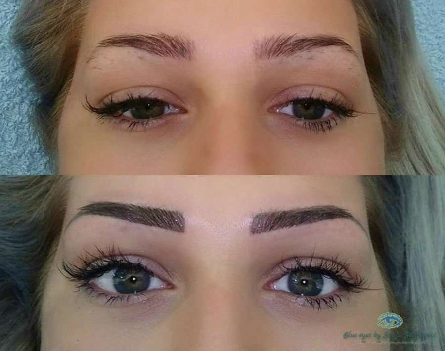 Trajna šminka obrva -tehnika senčenja
