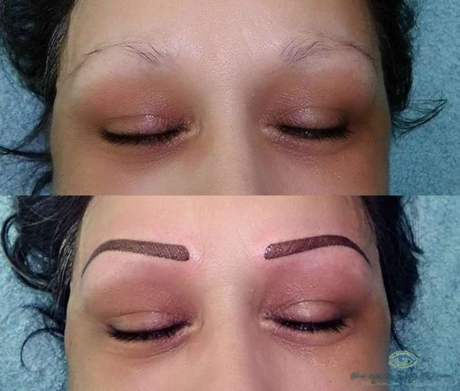 Trajna šminka obrva -tehnika senčenja
